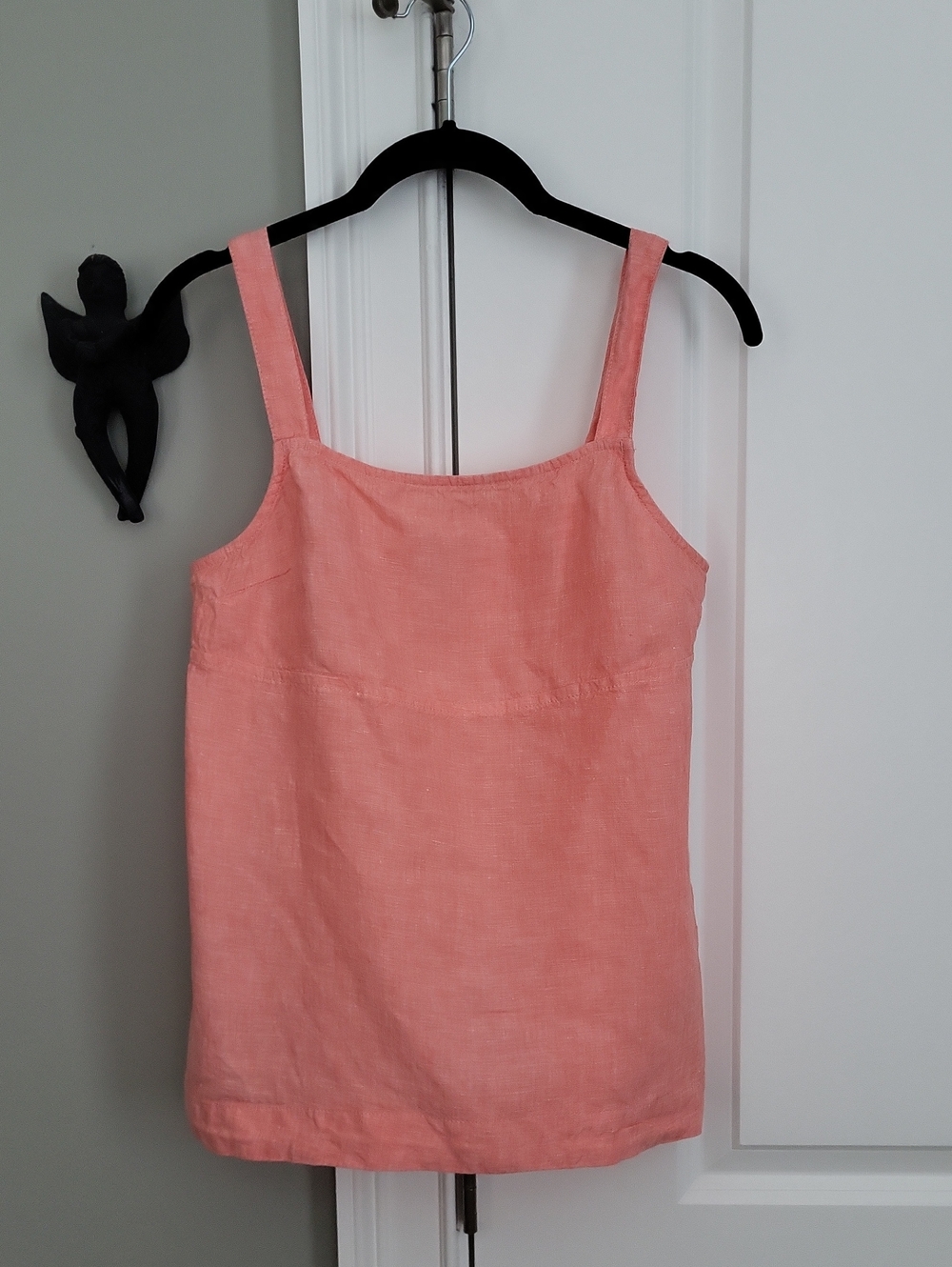 ATHLETA Voyager Square Neck Linen Tank Top in Sunset Glow - Medium